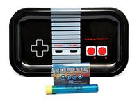 Bundle - 3 Items - Rolling Paper Depot Rolling Tray (Controller), Elements Ultra Thin Papers, with Rolling Paper Depot Kewltube (Controller)