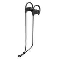 ECOXGEAR Sport Buds with Microphone & Controls & Passive Noise Cancellation - Black