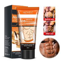 AL'IVER Men Powerful Abdominal Muscle Cream,Slim Cream,Fat Burner, Weight Loss Slimming Enhancer Workout Coconut Body Creams Leg Body Waist Effective Anti Cellulite Fat Burning,Tighten Muscles