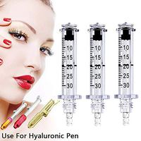 YJJ 0.3ml Ampoule Head Syringe or Medicine Needle for hyaluron Gun High Pressure Wrinkle Removal Water Syringe 20pcs
