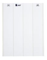 Brady LAT-40-799-5 0.5" Width x 0.750" Height, B-799 Nylon Cloth, Matte Finish White Laser Printable Label (Pack of 5000)