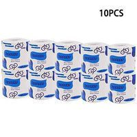 keebgyy 3-Ply Toilet Paper, 10 Rolls Family Super Soft Comfortable Tissue Standard Paper Rolls For Household, Random Packaging