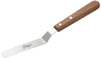 Ateco 1385 Offset Spatula with 4.5-Inch Stainless Steel Blade, Wood Handle, 4.5 Inch
