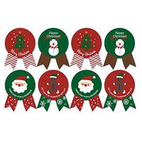 Zentto Christmas Holiday Label Christmas Gift Stamp Decoration Label Paper Packaging Label Gift Label Label(10 Sheets for Sale)