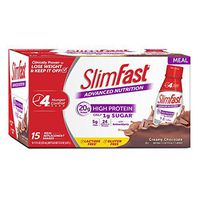 SlimFast Advanced Creamy Chocolate Ready to Drink Shakes (15 pk.)…
