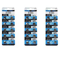 DoDoLightness Battery Alkaline LR44 AG13 Button Cell Batteries 1.5V Button Battery 10PCS (LR44 -AG13, 30pcs)