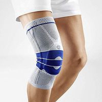 Bauerfeind - GenuTrain - Knee Support Brace - Targeted Support for Pain Relief and Stabilization of The Knee - Size 6 - Color Titanium