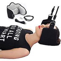 ZXGFA Cervical Traction Kit, Neck Head Hammock for Pain Relief Cervical, Relaxing Neck Pillow Massager Hammock Home Office Neck Rest Pillows
