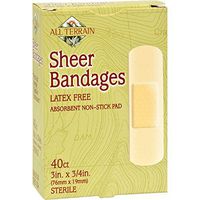 All Terrain Bandages - Sheer - 3/4 in x 3 in - 40 ct (Pack of 2)