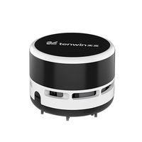 Matoen Mini Portable Desktop Cordless Vacuum Cleaner Desk Dust Cleaner Dust Sweeper Office Home Table for Laptop Piano Computer Keyboard Car (Black)