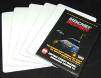 Square Deal Recordings & Supplies (30) White Standard 20mil DVD Case Divider Cards - 5 5/8" x 8 1/2" - DVNS85WH20