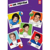 1D One Direction Treat Bags 8 Count