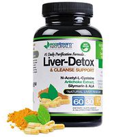 Liver Cleanse Detox by Ecostream Naturals - Vital Advanced Daily Purification Formula with NAC (N-Acytel Cysteine), Milk Thistle, Alpha Lipoic Acid, Artichoke Extract Plus Natural Herbs