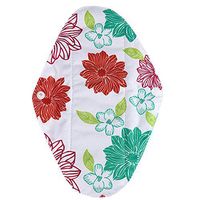 Reusable Bamboo Cloth Menstrual Pad, Washable Menstrual Panty Pad,Mama Sanitary Towel Pad,Light Incontinence Pads,Absorbent Cloth Sanitary Pad (Nighttime Use)
