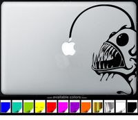 Angler Fish - Sticker Decal MacBook, Air, Pro All Models.