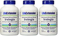 Life Extension Optimized Irvingia with Phase 3 Calorie Control Complex, 120 Vegetarian Capsules (3-Pack)