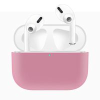 Startview Protective Cover for AirPods Pro Case,Case with Keychain for AirPods Pro Charging Case 2019 Release Shock-Absorbing Soft Slim Silicone Case Skin (D)