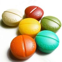 Sorive 4 compartment Travel Pill Box Organizer Tablet Medicine Storage Dispenser Holder SRI SRI0686