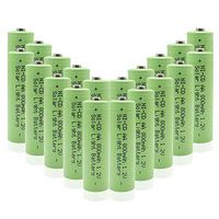 QBLPOWER Nicd AA 800mAh 1.2V Rechargeable Solar Lights Batteries for Garden Lights, Remotes, Mice(Pack of 20)