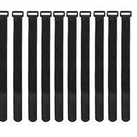 Mydio 24 Pack 12" Reusable Hook and Loop Straps Nylon Cable Ties Organizer Fastener, Keep Cords Organized and Tidy