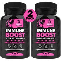 Immune Booster - Astragalus Immunity Support - Immune System Booster and Defense Wellness Support Supplement - 2 Pack, 120 Capsules
