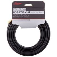 Rocketfish 7.62 (25 ft.) RG6 Coaxial Cable (RF-RG625BK-C)