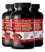 Energy Boost Pills - Advanced Pain Relief - 610MG - holy Basil Pills - 3 Bottle (180 Capsules)