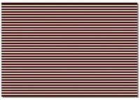Briday Wrapping Paper - Striped Pink and Brown Design Pack of 2