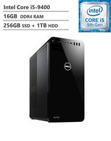 2019 Dell Flagship XPS 8930 Tower Desktop, Intel Core i5-9400 2.90GHz, GeForce GTX 1660 6GB GDDR5, 16GB RAM, 256GB SSD + 1TB HDD, 802.11ac + Bluetooth, HDMI, DisplayPort, VGA, Win10