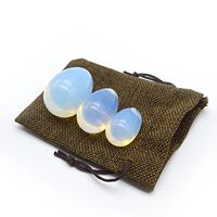 Yoni Eggs Opal Jade Eggs Set of 3 Massage Stones for Kegel Exercise Pelvic Floor Muscles Vaginal Exercise Health Care