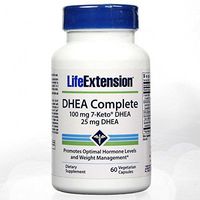 Life Extension DHEA Complete, 100 mg 7-Keto DHEA, 25 mg DHEA, 60 Capsules
