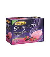 Emergen-Zzzz Nighttime Sleep Aid, Berry, (2 Boxes of 24 Packets each box. Total of 48 packets, Net wt 12.96 ounce