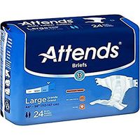 Attends Briefs, Large (44-58 Inch Waist) - 1/Pack of 24