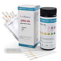 LotFancy Urine Test Strips 150ct, 3-in-1 UTI Test Strips for Leukocyte Nitrite and PH Testing, Accurate Results in 1 Minute, Medical Grade Home Test