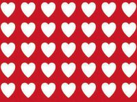 VALENTINES Gift Wrap 36"x833'Gift Wrap Full Ream Roll (1 unit, 1 pack per unit.)