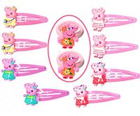 Girls Hair Clips Pig Hair Accessories Hairpin Hair Bows Children Kids Headwear (10 Pieces)