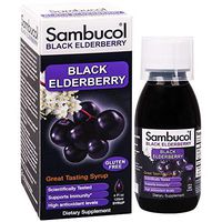 Sambucol Black Elderberry Original Formula, 4 Fluid Ounce Bottle, High Antioxidant Black Elderberry Extract Syrup for Immune Support