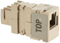 Leviton 40072-T2 2-Position Modular Adapter, Converts Two 66-Clip Contacts Into A 6-Position, 2-Conductor Modular Jack, (Tap -2)