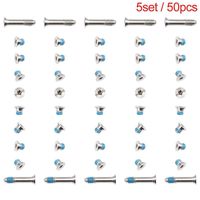 GODSHARK 5 Sets Replacement Screws for MacBook Air 11 inch A1370 A1465 2010-2017, 50pcs Unibody Bottom Case Cover P5 Pentalobe Repair Replacement Notebook Laptop PC Computer Screw