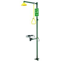 Speakman Drench Shower with Face/Eyewash, Green