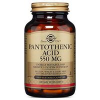 Solgar - Pantothenic Acid 550 mg Vegetable Capsules  100 Count