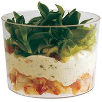 Comatec Clear Plastic Cup - 3 x 2.25 inch 300 Pack