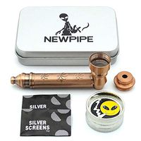 NEWPIPE Exclusive Design Mini Vanilla and Herb Grinder Set, Gift Wrap (Red Copper)
