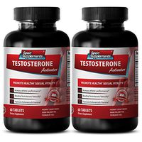 Horny Goat Weed raw - Testosterone Activator - Burning Off Fat (2 Bottles - 120 Tablets)