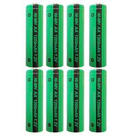AA Rechargeable Battery 1.2V NIMH 1200mAh Button Top Battery 8Pcs