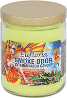 Smoke Odor Exterminator 13oz Jar Candle, Eufloria, 13 Oz