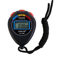❤️❤️Jonerytime❤️❤️Digital Professional Handheld LCD Chronograph Sports Stopwatch Timer Stop Watch (Black)