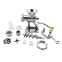 COUNER Meat Grinder Manual with Tabletop Clamp, Food Grinder Attachment Meat Mincer Processor Accessories and Sausage Maker Includes 4 Cutting Disks (2.95)