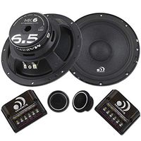 Massive Audio MK6 - 6 Inch / 6.5 Inch 300 Watts Max / 150w RMS, 4 Ohm, MK Series, 25mm Silk Tweeter Car Audio Component Speaker System (Sold in Pair)