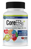 Core Health Efa's Essential Fatty Acids 60Count - Pharmaceutical Grade Krill, Omega 3-6-9, Epa, Dha